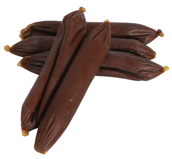 Boon Natuurlijke Snack rund, saucijsjes rund small, zak a 180 gram.