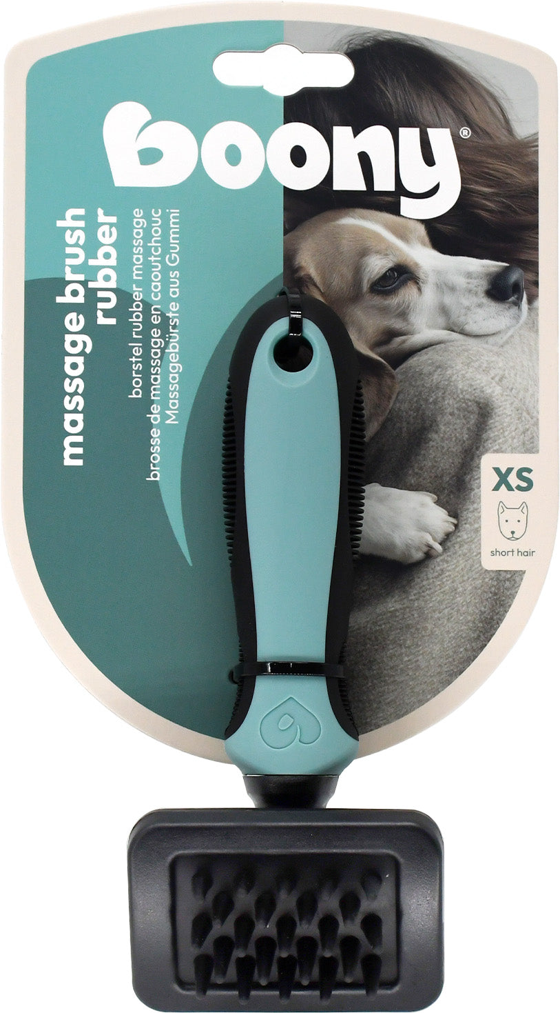 Boony massageborstel hond rubber extra small