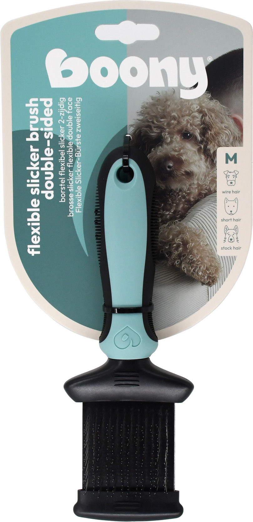 Boony slicker hond flexibel 2-zijdig medium