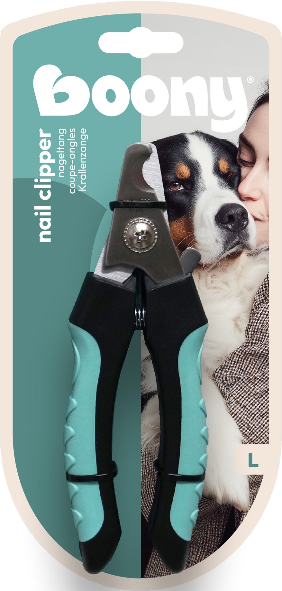 Boony nageltang hond groot