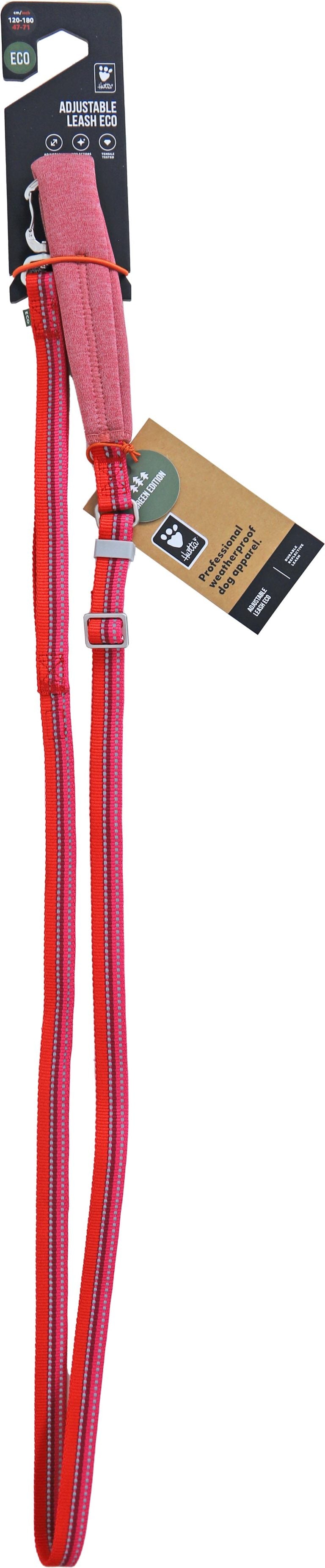 Hurtta Adjustable leash eco rosehip, 2.0/120-180 cm. 934178