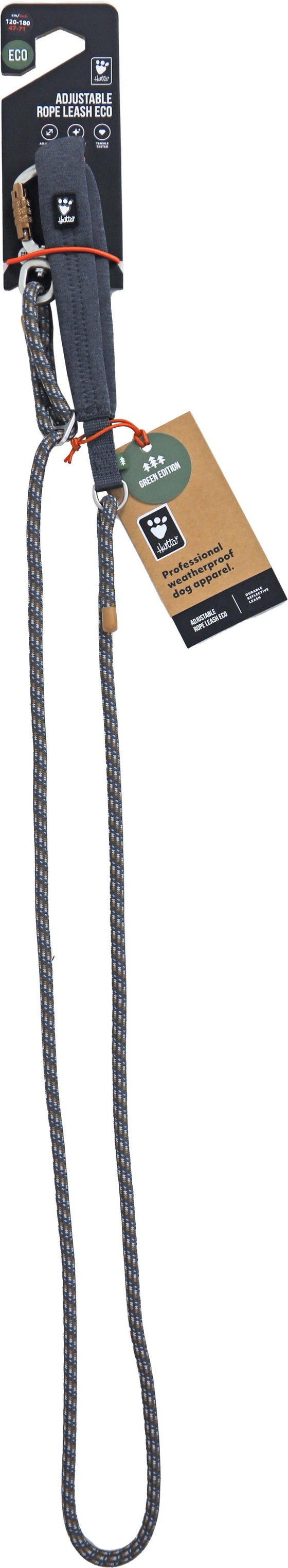 Hurtta Adjustable leash rope eco blackberry, 0.8/120-180 cm. 934205