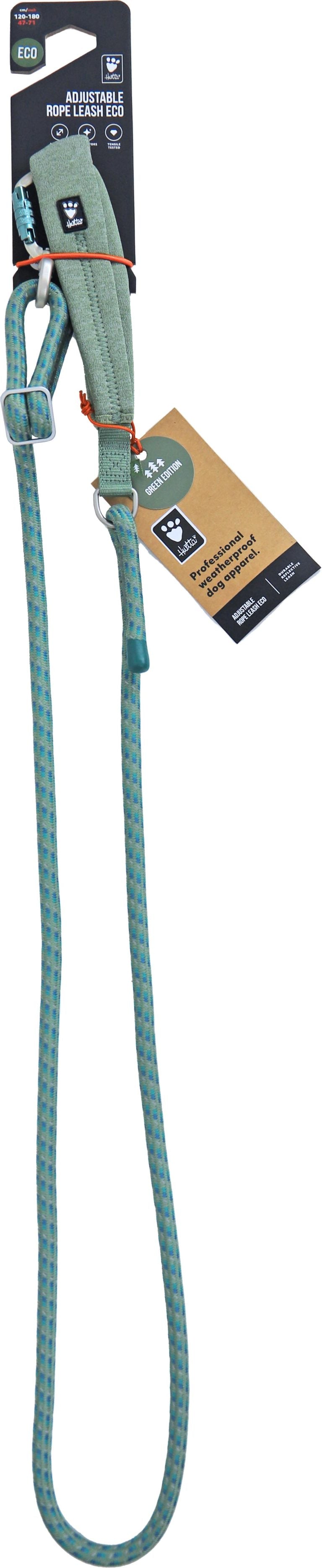 Hurtta Adjustable leash rope eco hedge, 1.1/120-180 cm. 934208