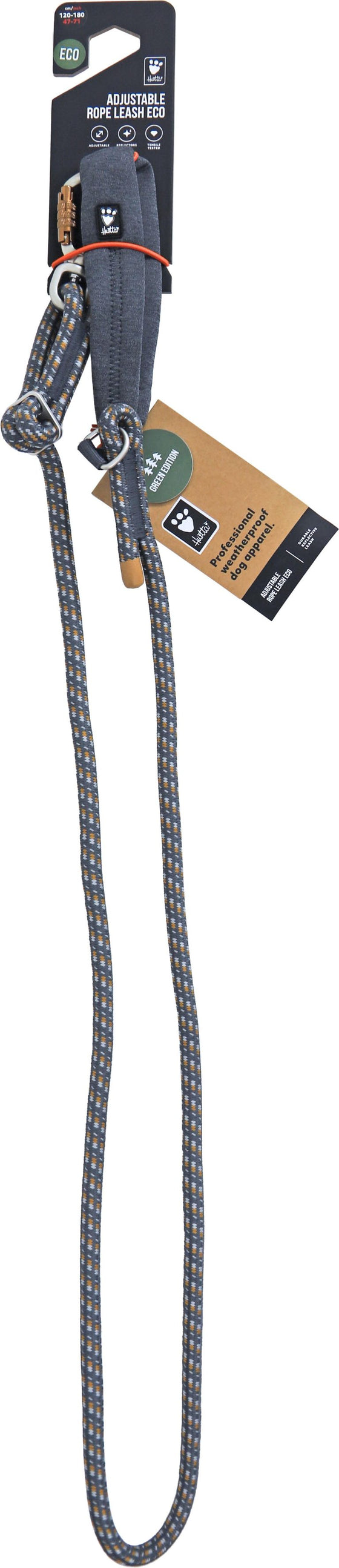 Hurtta Adjustable leash rope eco blackberry, 1.1/120-180 cm. 934209