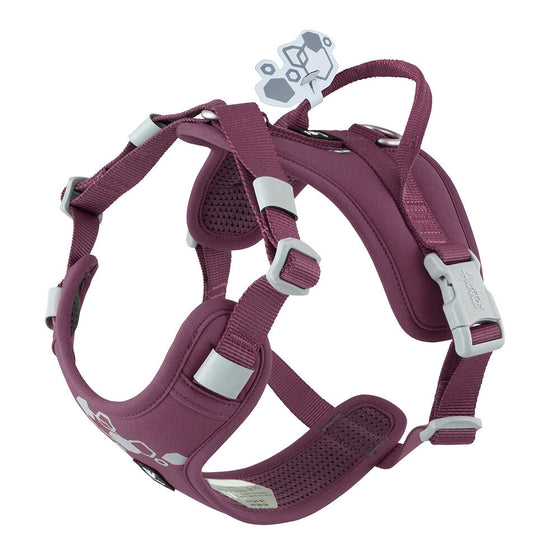 Hurtta weekend warrior harness eco 2 eggplant 45-60cm 934679