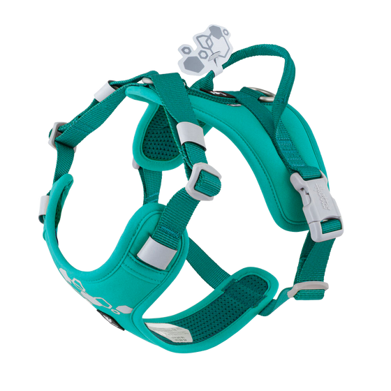 Hurtta weekend warrior harness eco 2 peacock 40-50cm 934683