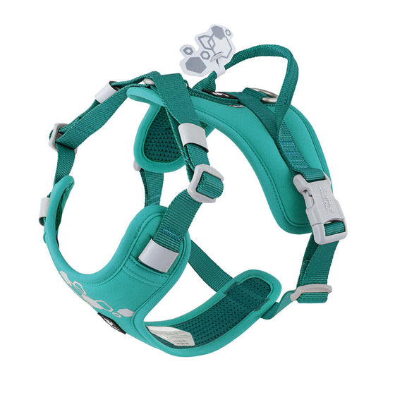 Hurtta weekend warrior harness eco 2 peacock 65-80cm 934686