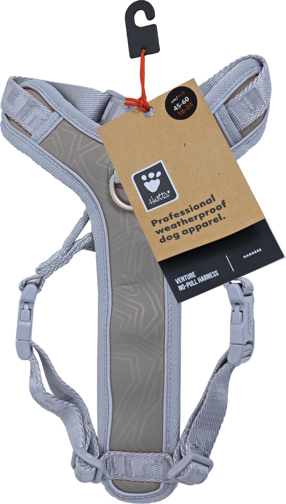 Hurtta Venture harness no-pull shadow, 45-60 cm. 934052