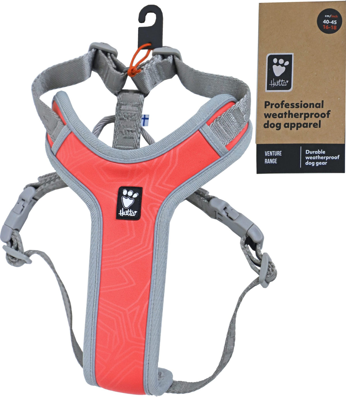 Hurtta Venture harness ‘coral’, 40-45 cm. 933602