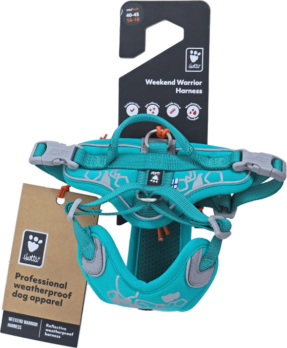 Hurtta Weekend Warrior harness peacock, 40-45 cm. 934105