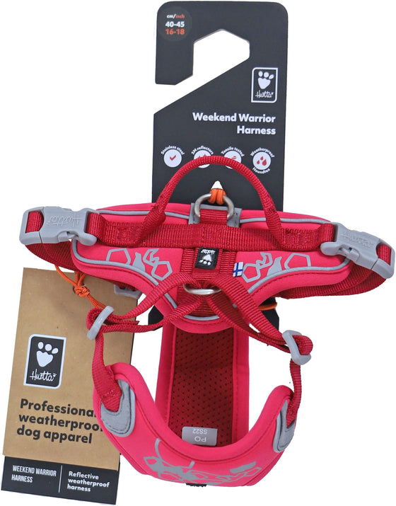 Hurtta Weekend Warrior harness ruby, 40-45 cm. 934110