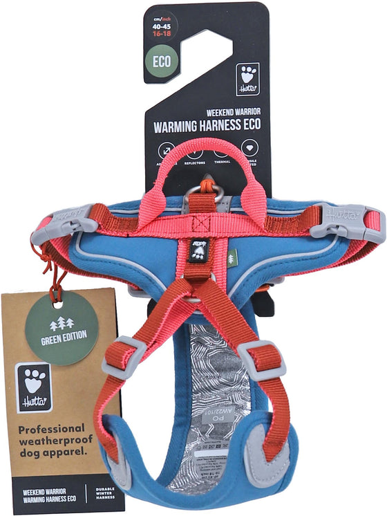 Hurtta Weekend Warrior harness warmer eco bilberry mix, 40-45 cm. 934184