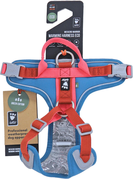 Hurtta Weekend Warrior harness warmer eco bilberry mix, 45-60 cm. 934185