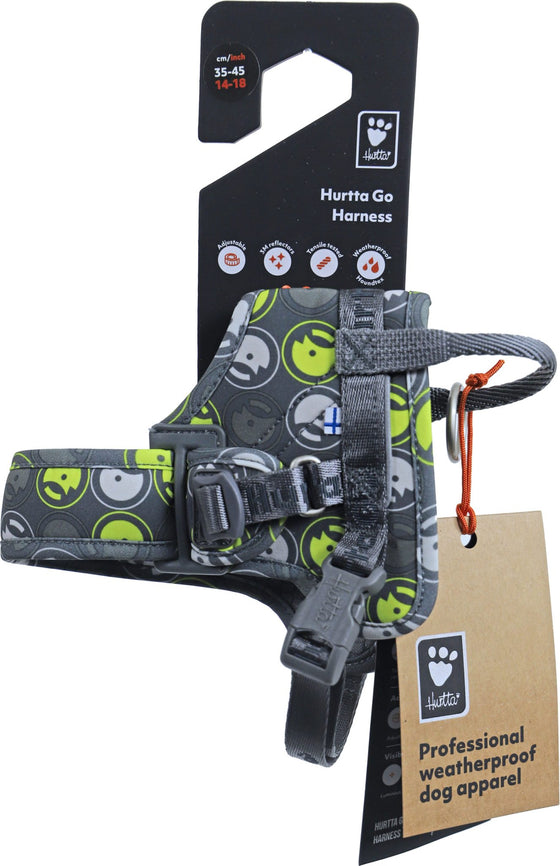 Hurtta Go harness storm grey, 35-45 cm. 933756