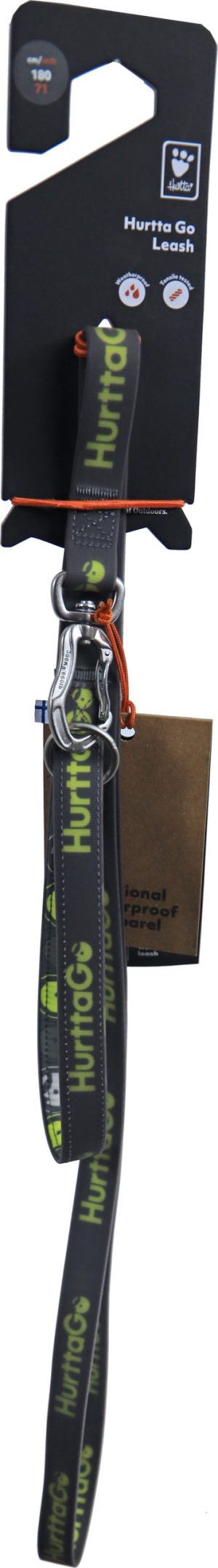 Hurtta Go leash storm grey, 2,0/180 cm. 933775