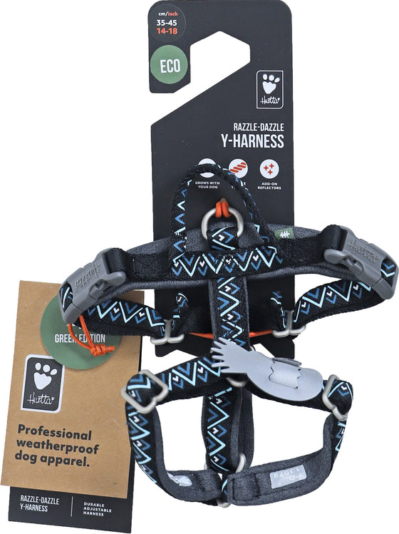 Hurtta Razzle Dazzle Y-harness blackberry, 35-45 cm. 933950