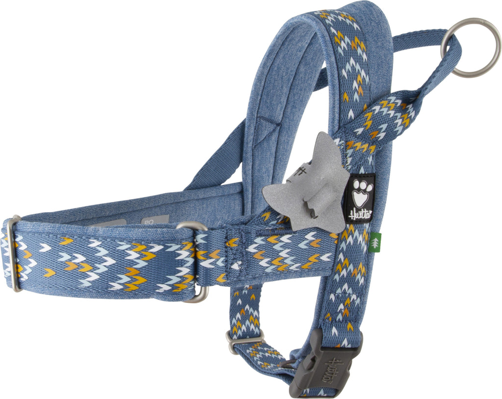 Hurtta Razzle Dazzle H-harness bilberry, 45-55 cm. 933923