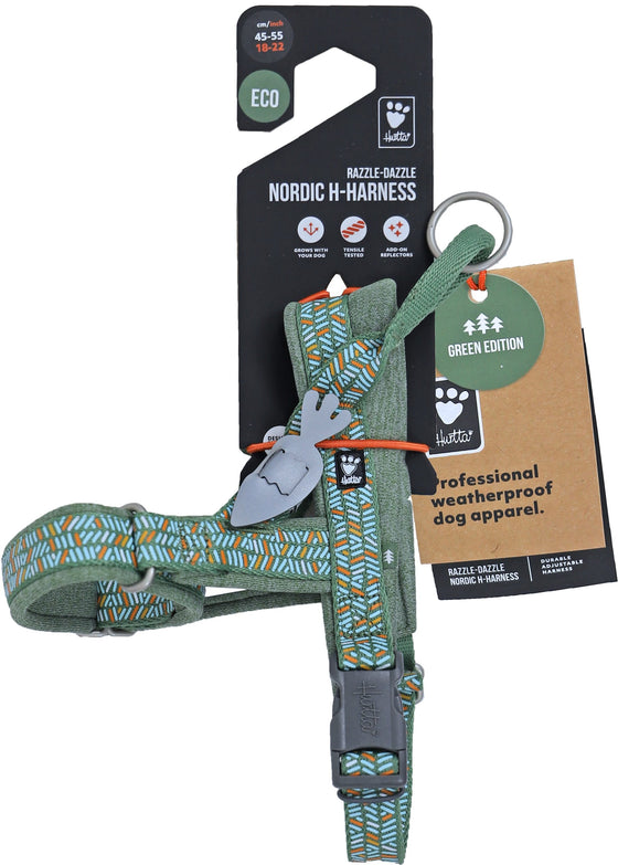 Hurtta Razzle Dazzle H-harness hedge, 45-55 cm. 933978