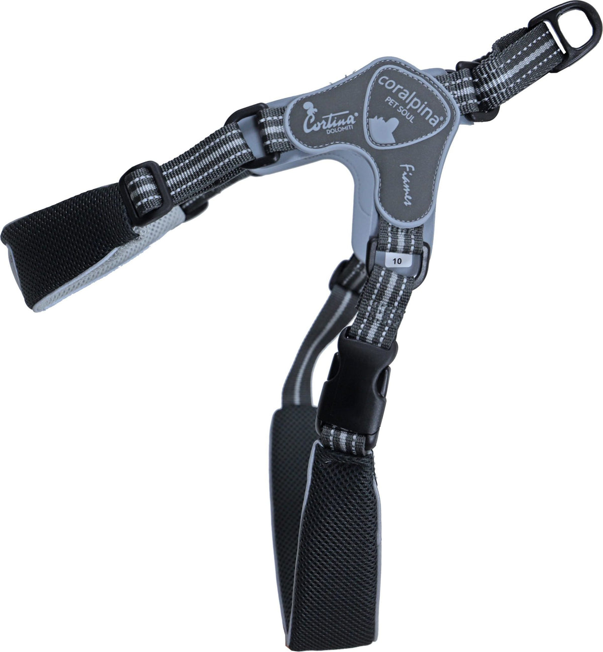 Coralpina harness Fiames zwart, maat 10. C500BK100