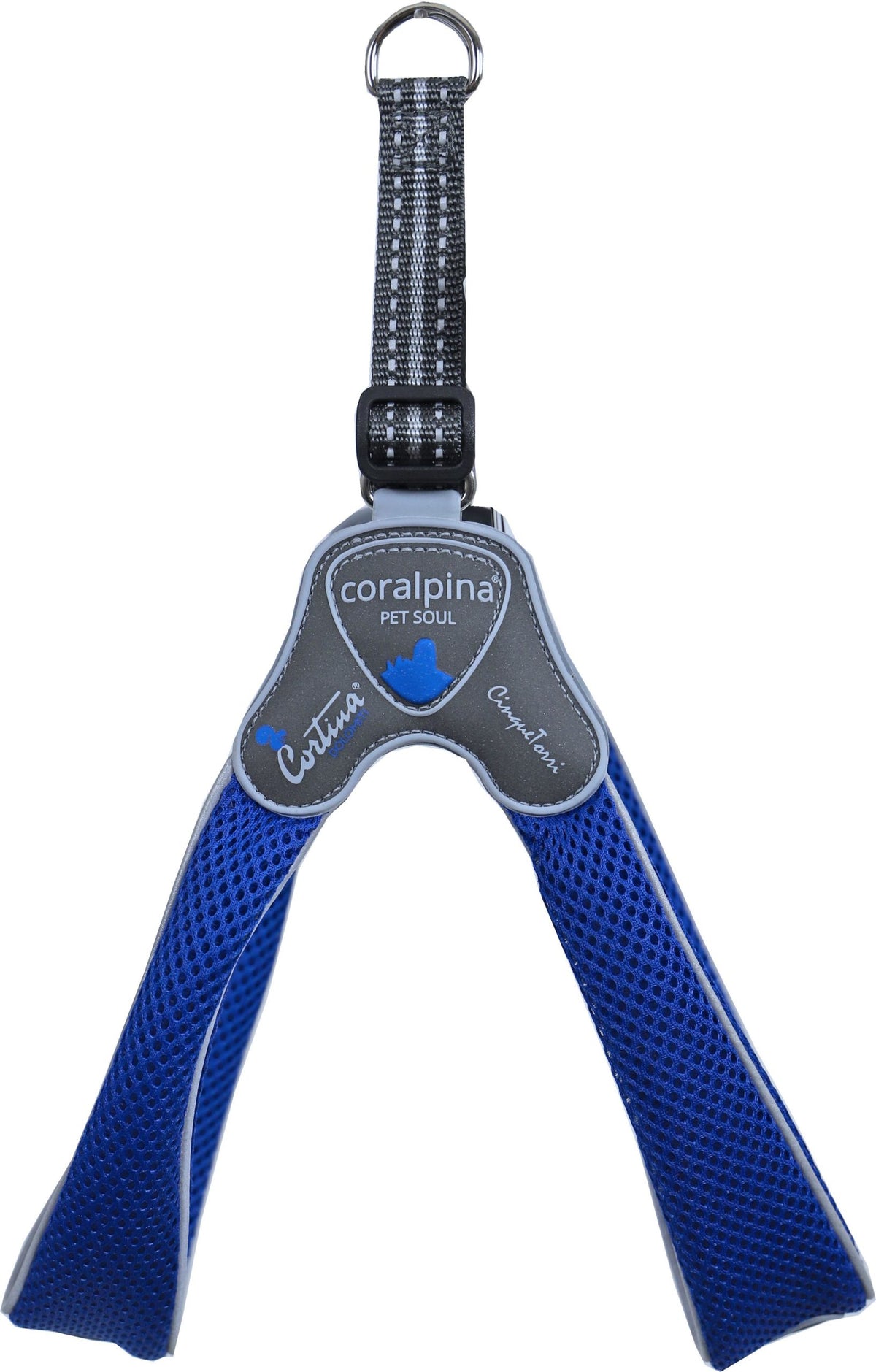 Coralpina harness Cinquetorri blauw, maat 4. C100BE040