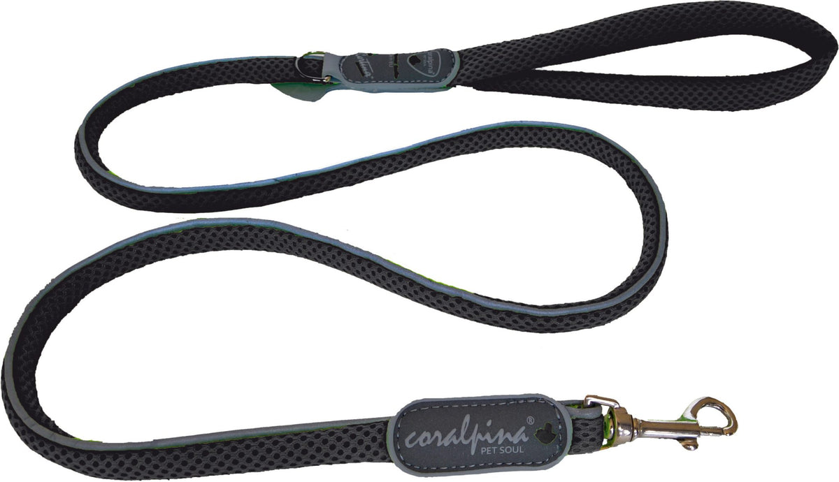 Coralpina leash Cinquetorri zwart, 18 mm/110 cm. C400BG080