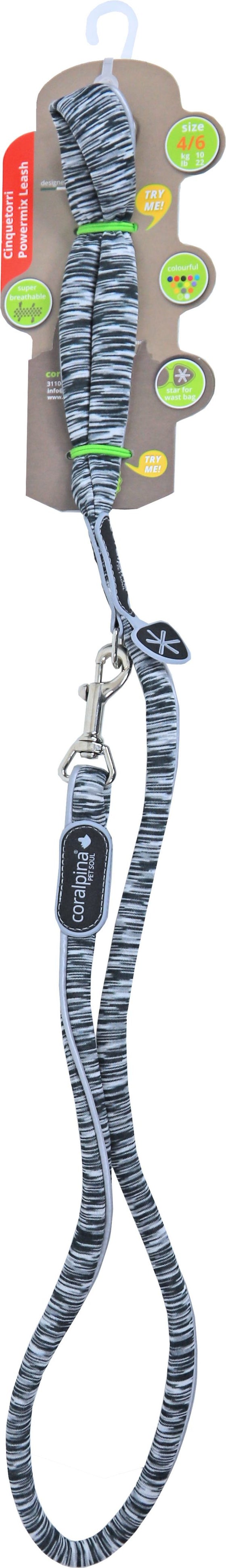 Coralpina leash Powermix, dark 1.0/110 cm. C420DM060