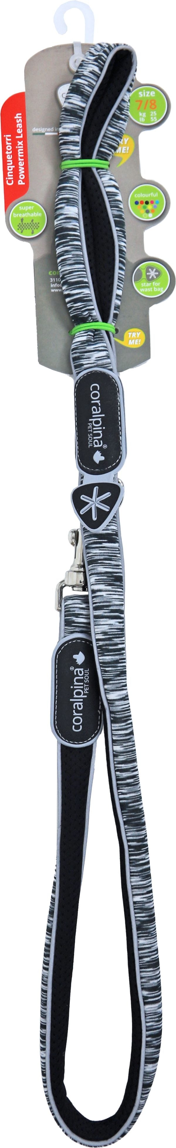 Coralpina leash Powermix, dark 1.8/110 cm. C420DM080