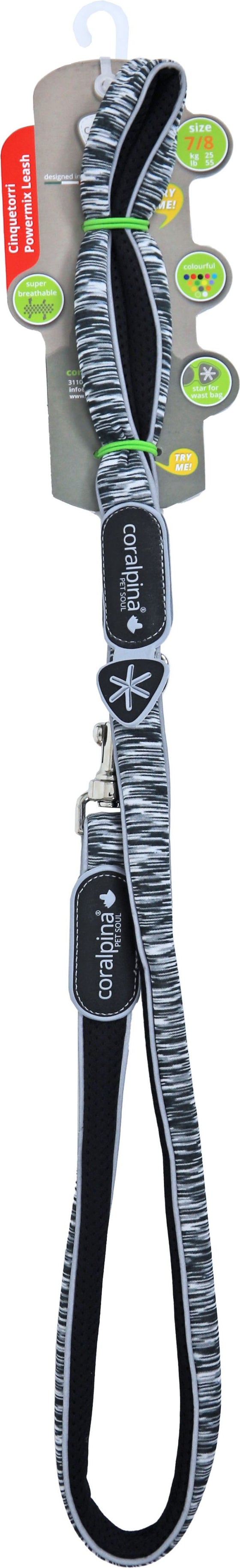 Coralpina leash Powermix, dark 1.8/110 cm. C420DM080