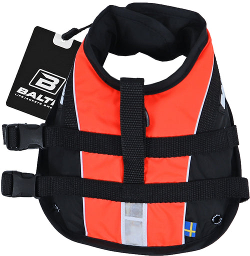 Baltic hondenzwemvest Mascot oranje/zwart, XS.