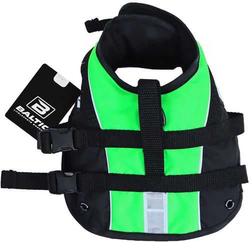 Baltic hondenzwemvest Mascot groen/zwart, XS.