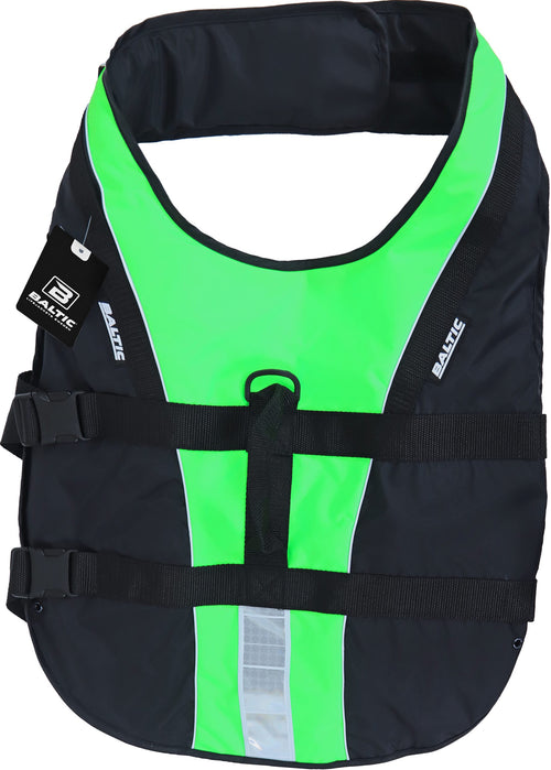 Baltic hondenzwemvest Mascot groen/zwart, XXL.