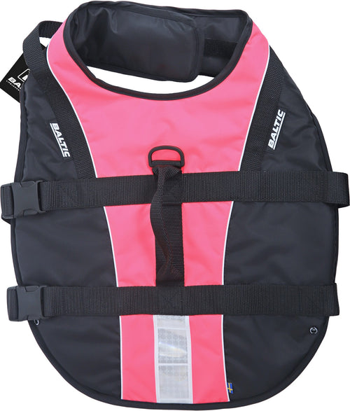 Baltic hondenzwemvest Mascot roze/zwart, XL.