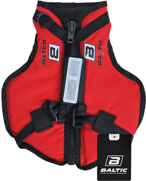 Baltic hondenzwemvest Zoro rood, XS.