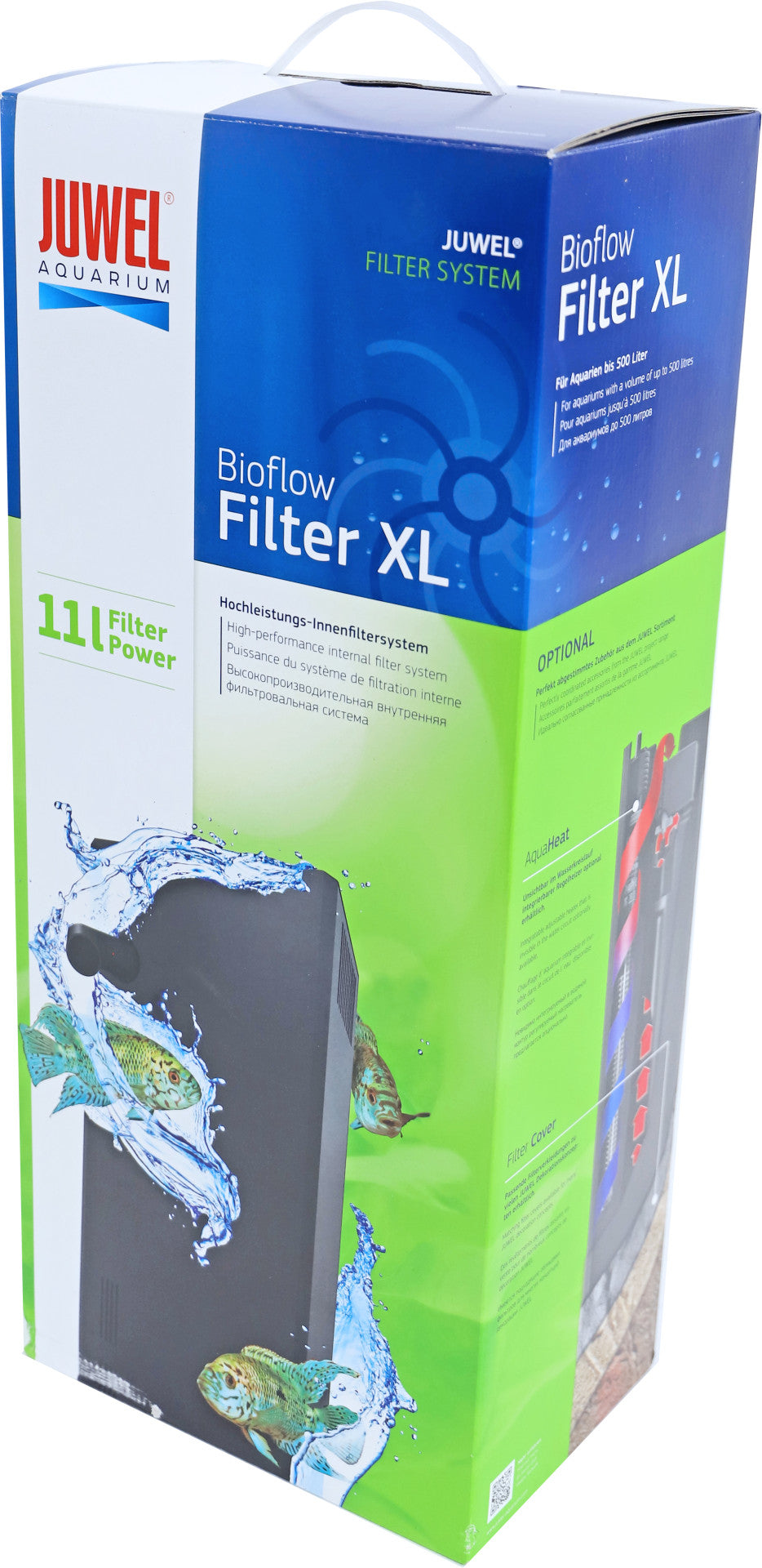 Juwel binnenfilter Bioflow XL, zwart.