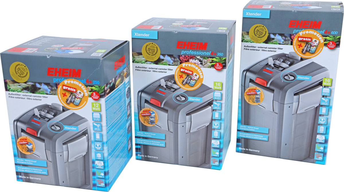 Eheim buitenfilter Professional 4+, 350 inclusief filtermassa.