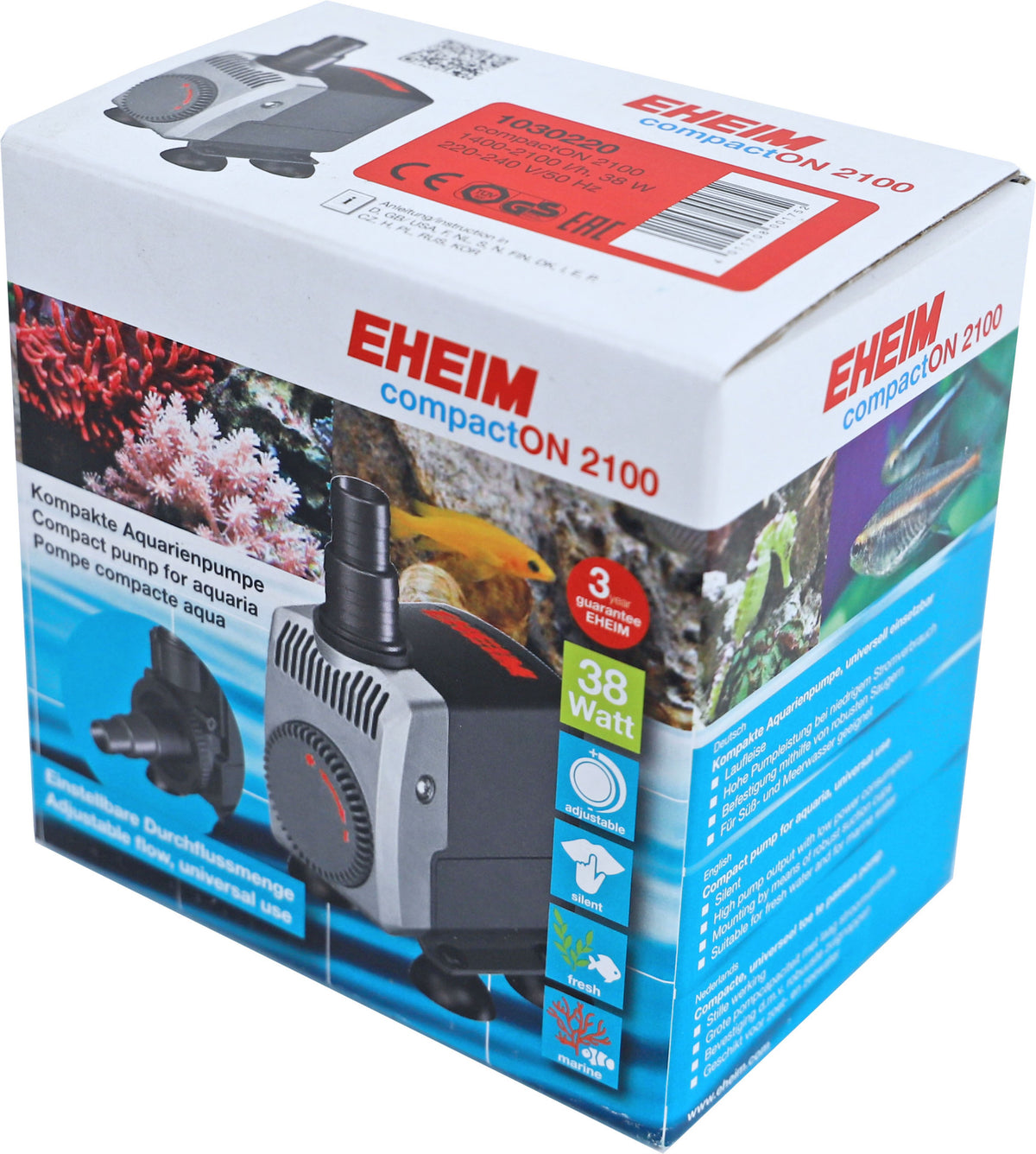 Eheim pomp CompactON 2100.