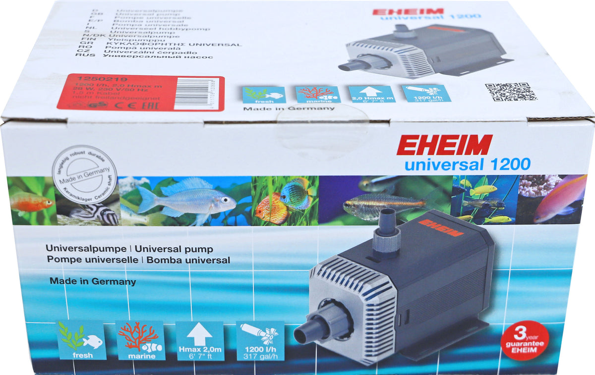 Eheim pomp universal 1200.