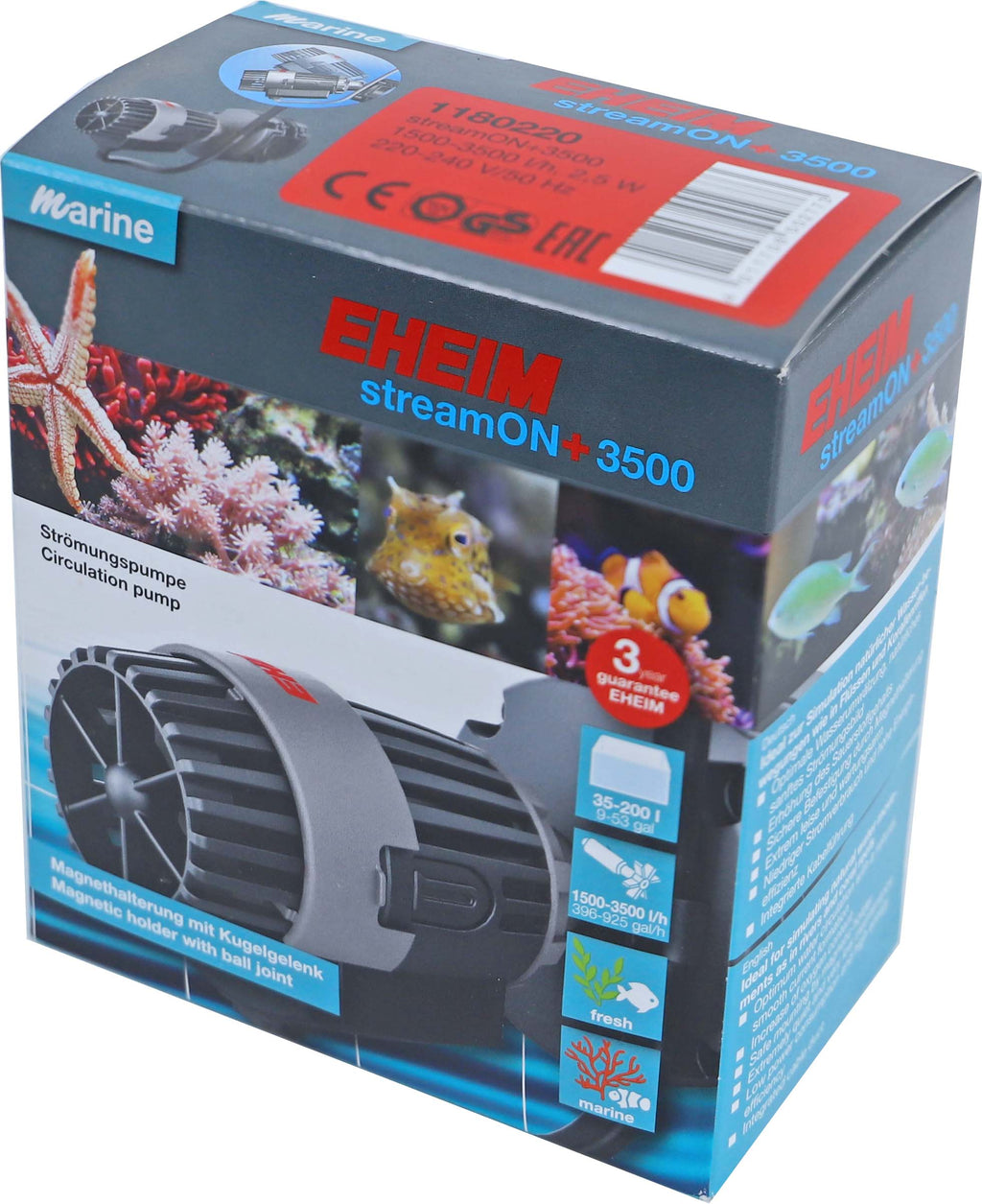 Eheim pomp streamON+ 3500, 1180 220.