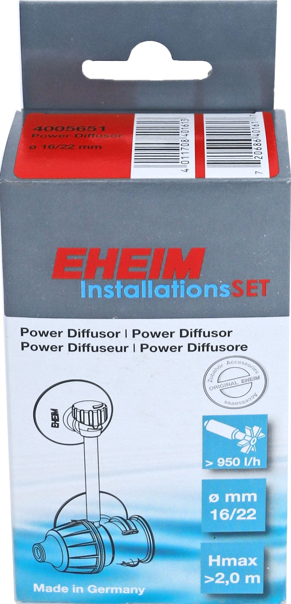 Eheim diffusor 16/22 mm, 400 565 1.