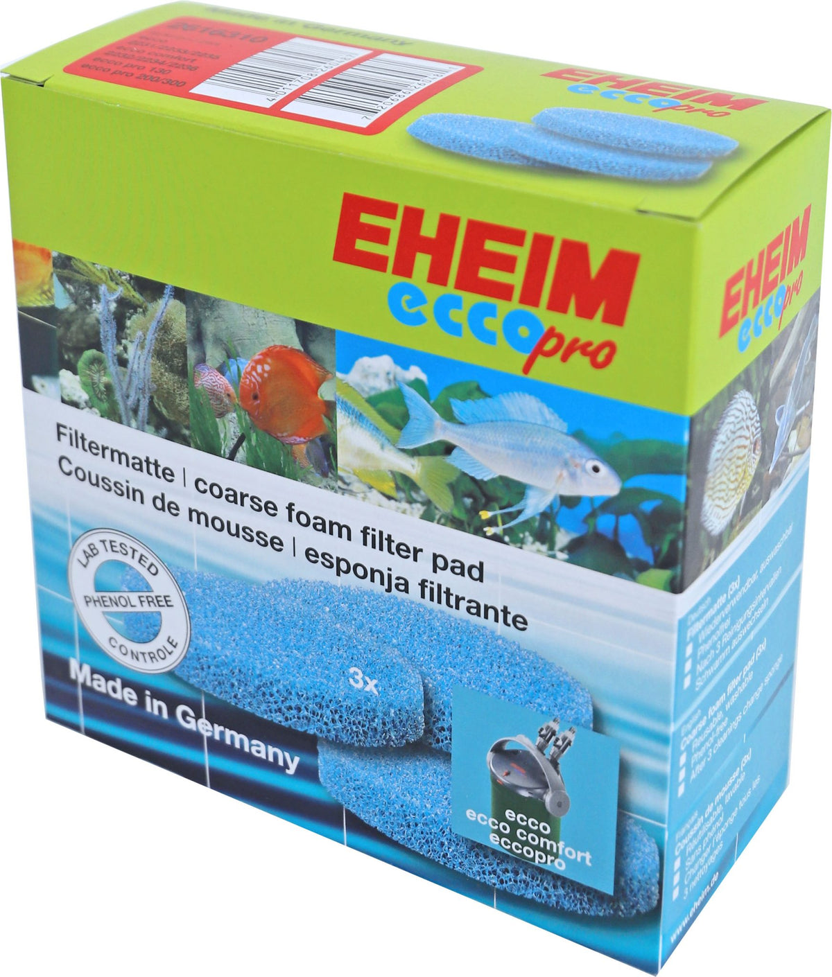 Eheim filterspons Ecco, doos a 3 stuks. 2616310
