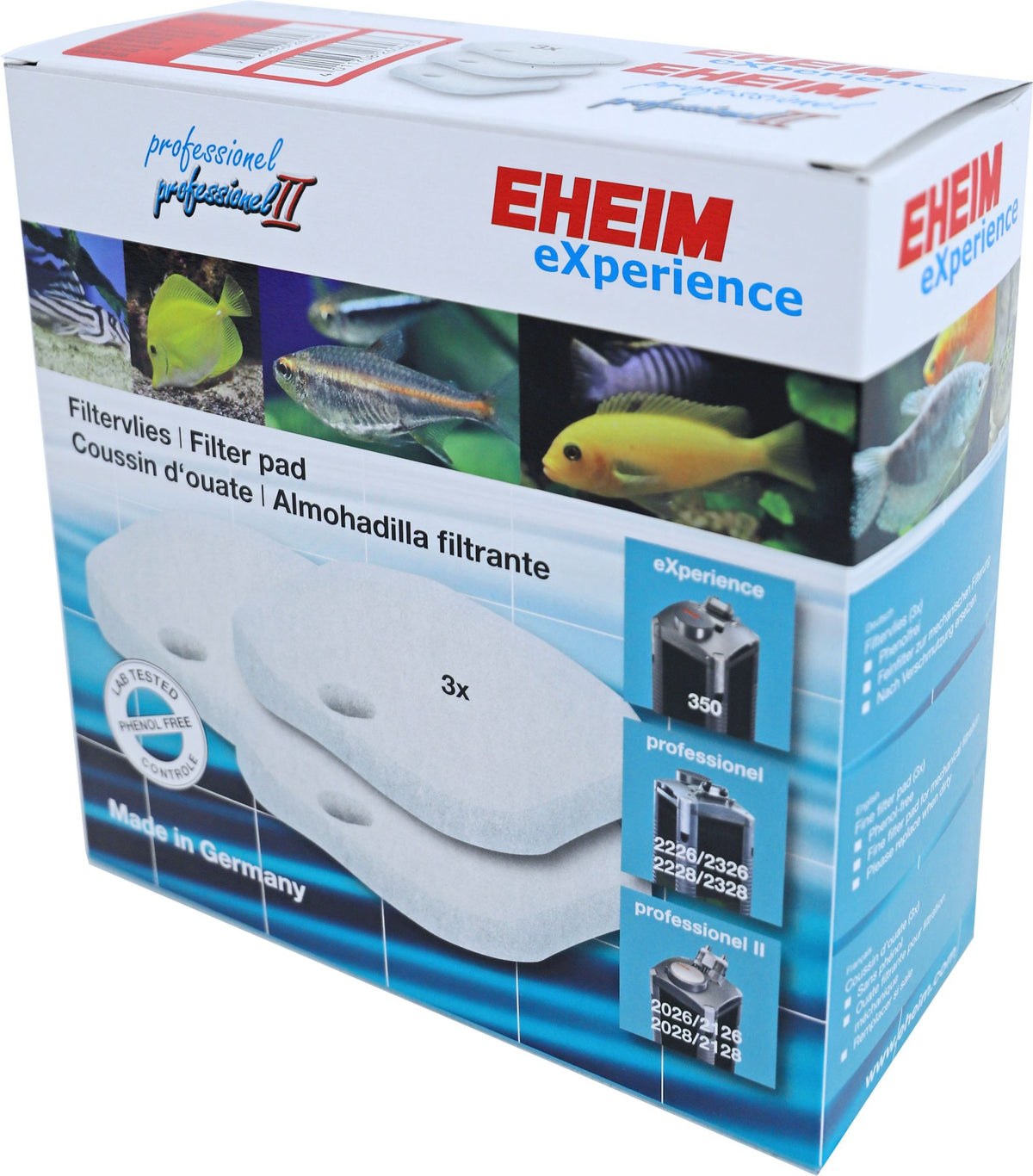 Eheim filtervlies, doos a 3 stuks. 2616265