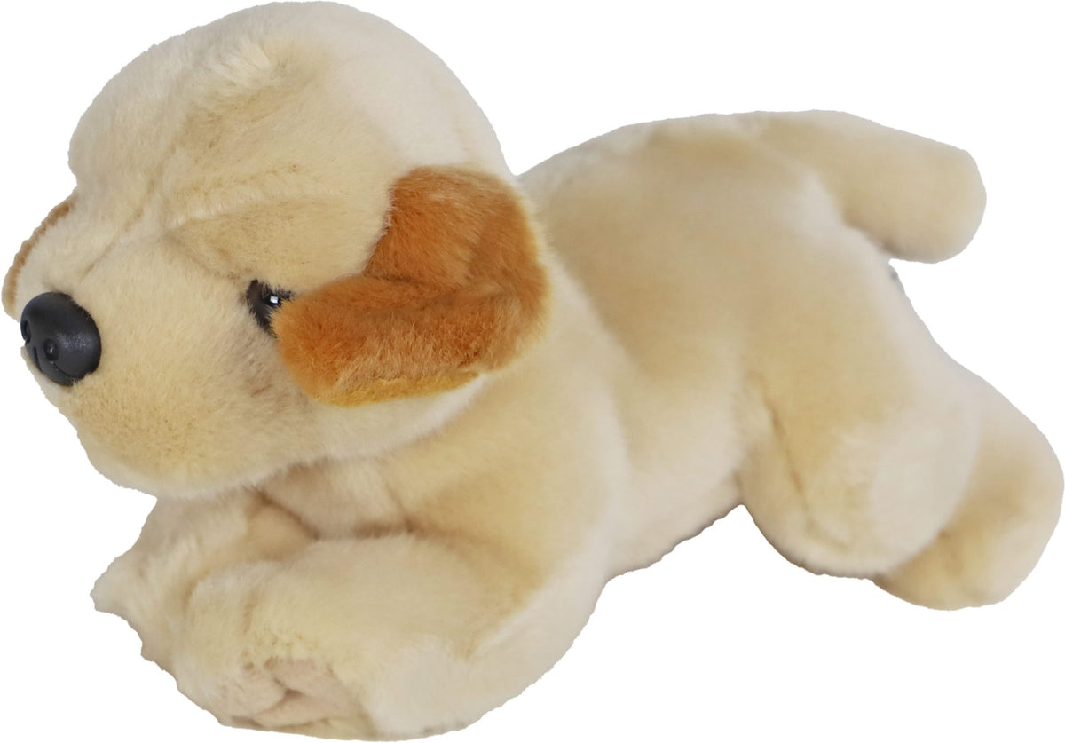 Boony Natural Decoration labrador pluche liggend blond, 20 cm.