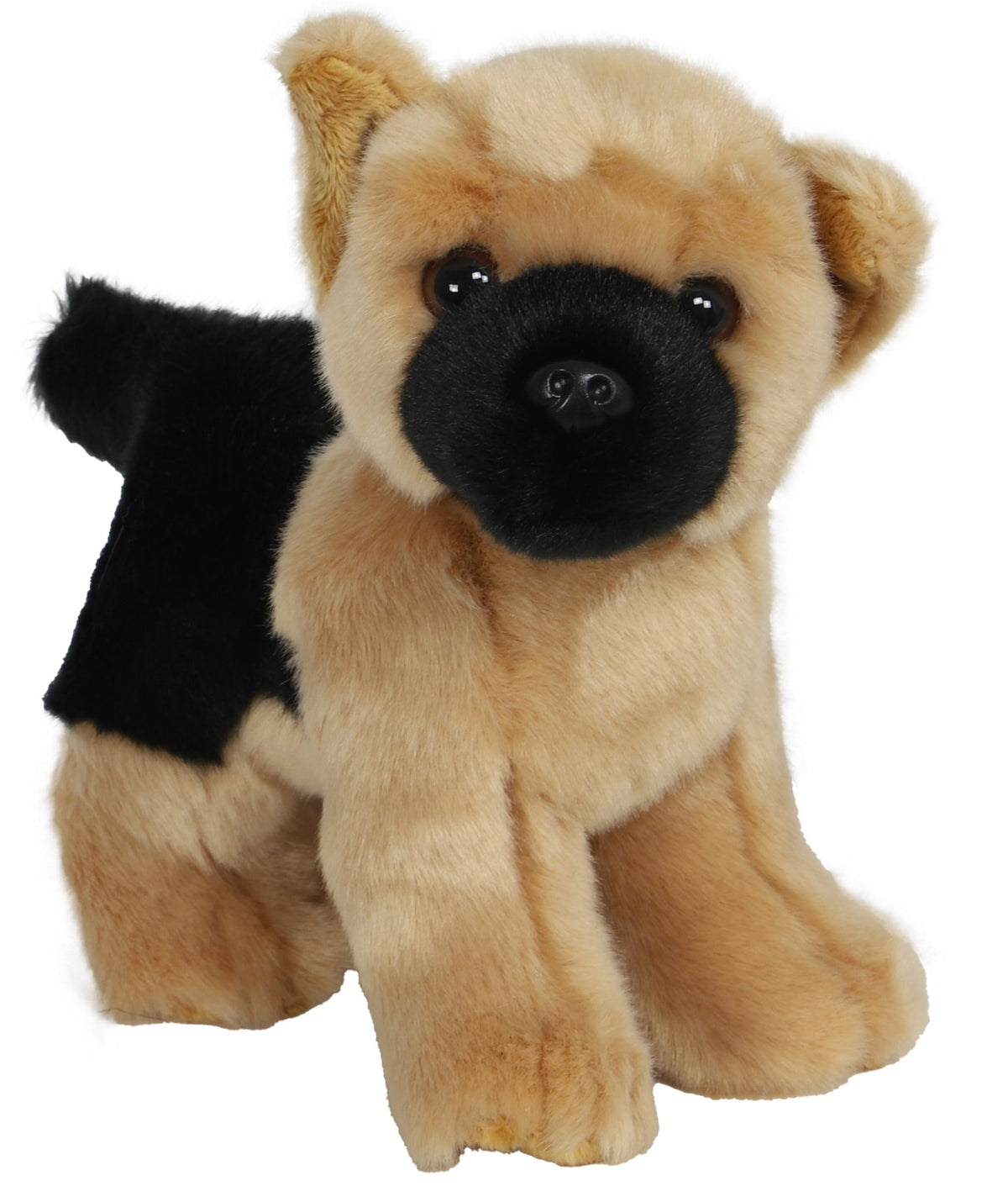 Boony Natural Decoration Duitse herder pluche staand, 20 cm.