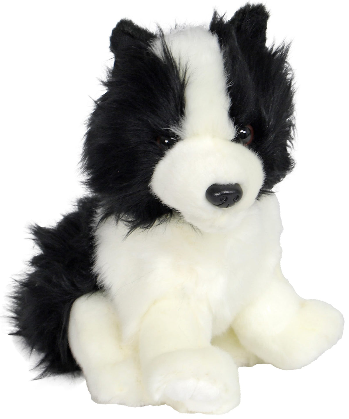 Boony Natural Decoration Border Collie pluche zittend, 20 cm.