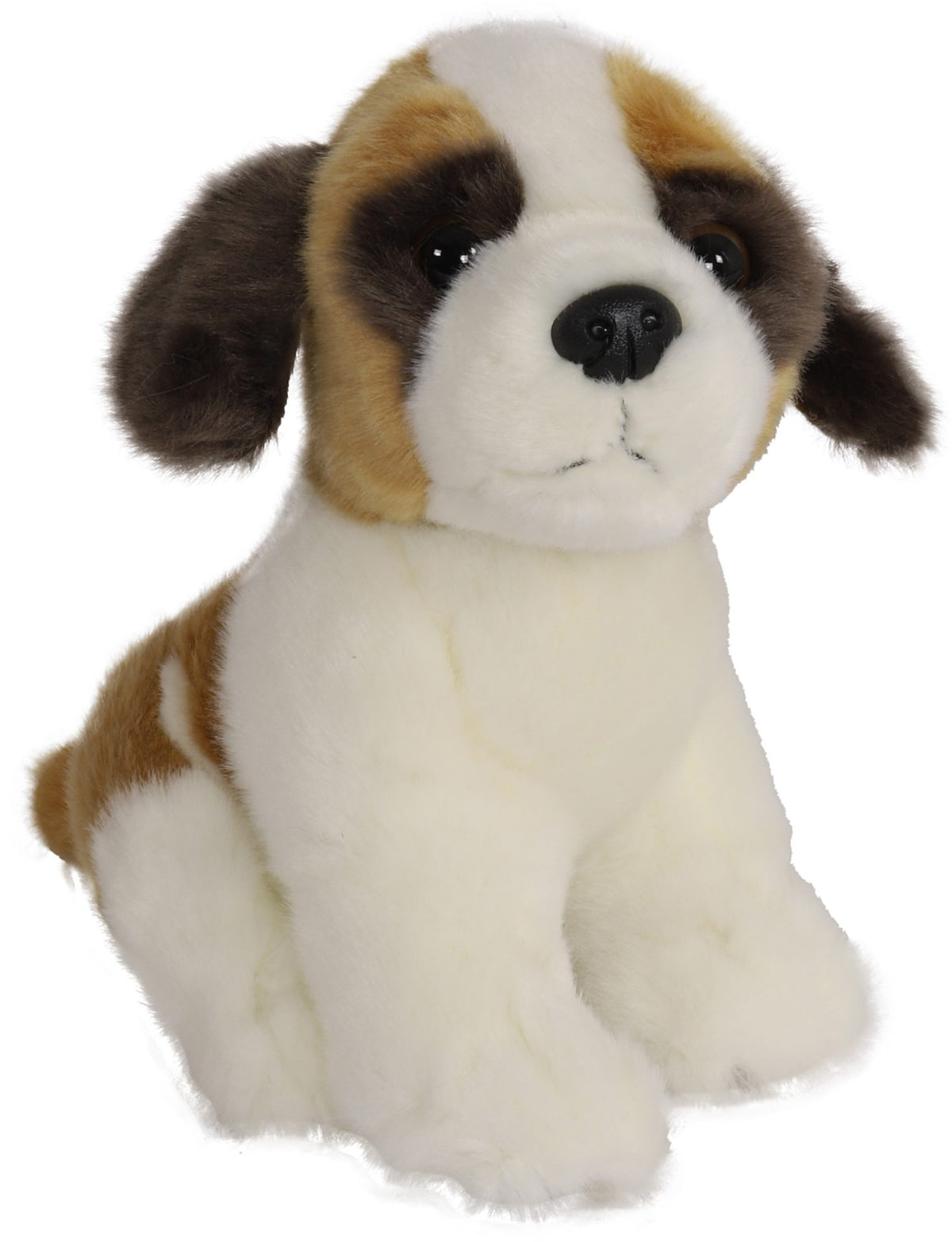 Boony natural decoration sint bernhard pluche zittend 20cm