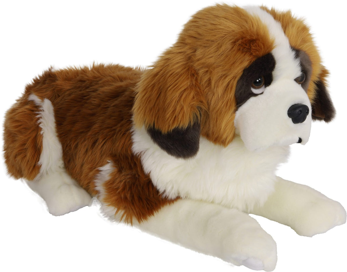 Boony natural decoration sint bernhard pluche liggend 53cm