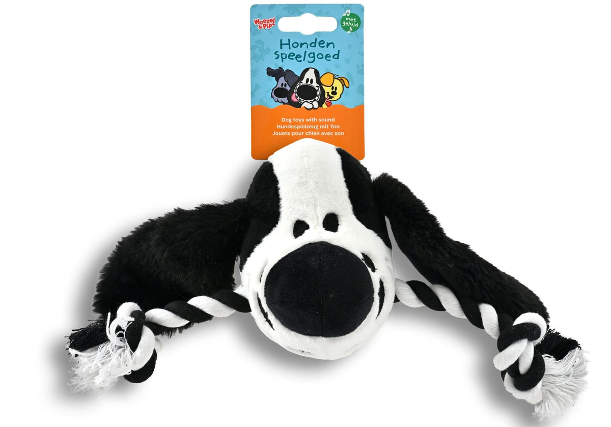 Woezel & Pip charlie pluche+flosstouw+piep 35cm