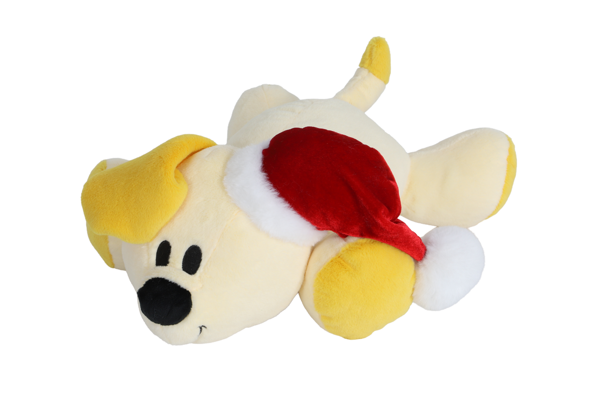 Woezel & pip kerstpip pluche liggend + piep 40cm