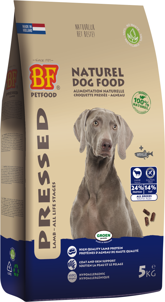 BF Petfood Geperst Lam – 5 kg