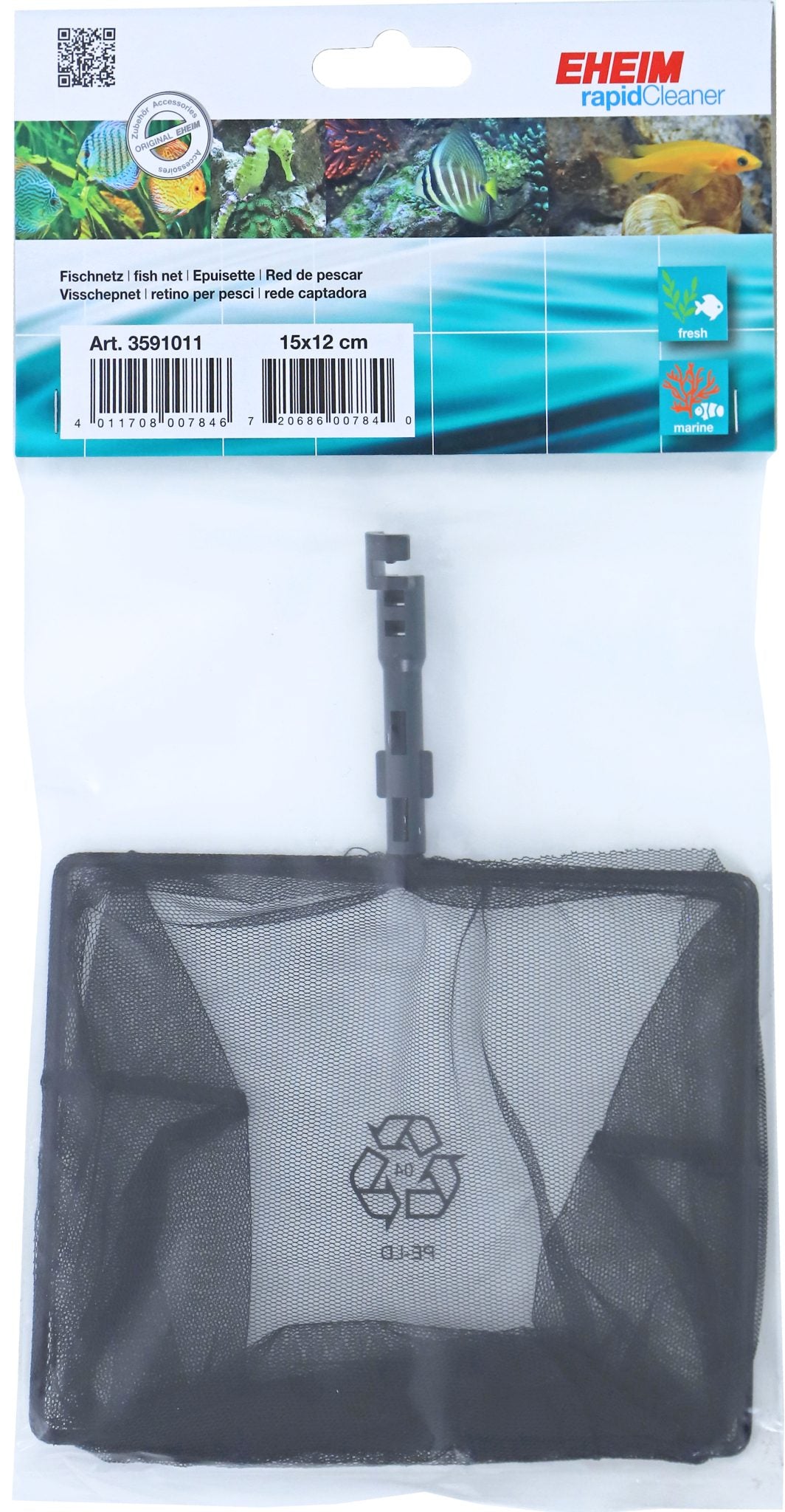 Eheim schepnet voor Eheim Rapid Cleaner, 15×12 cm. (3591 011)